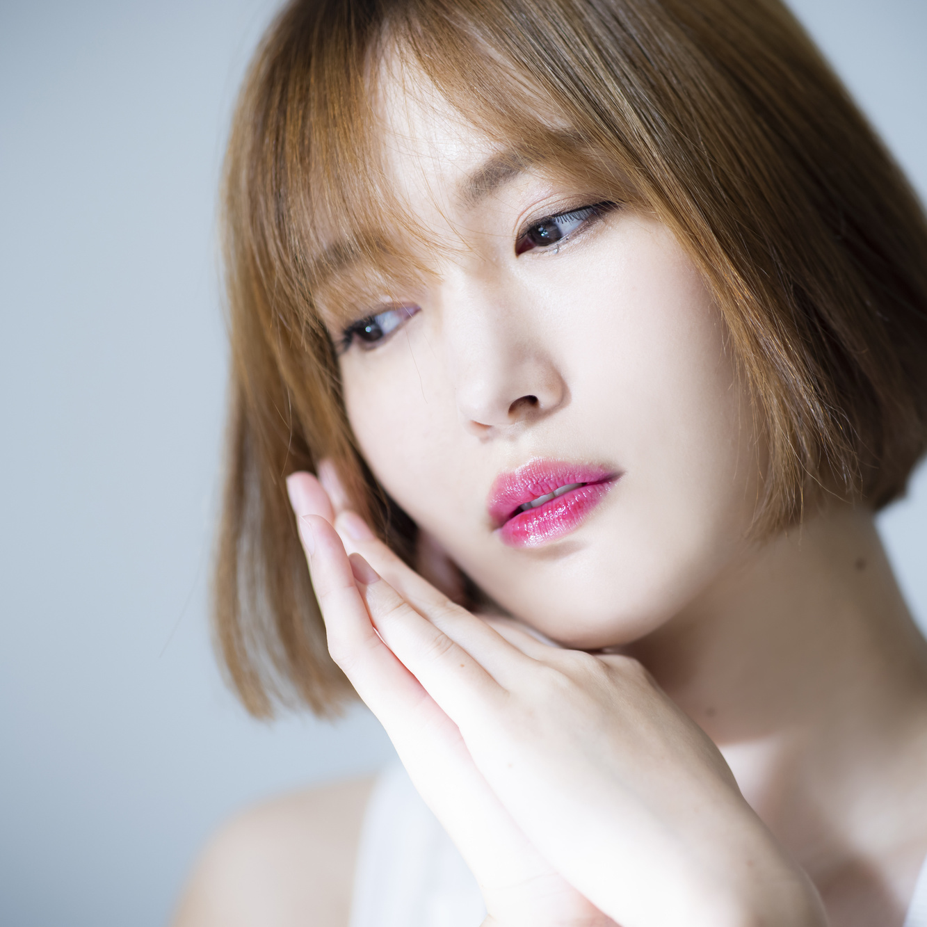 ヘアカラー選択中の画像